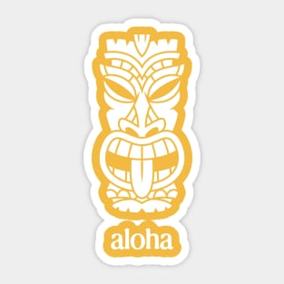 Tiki Aloha Sticker